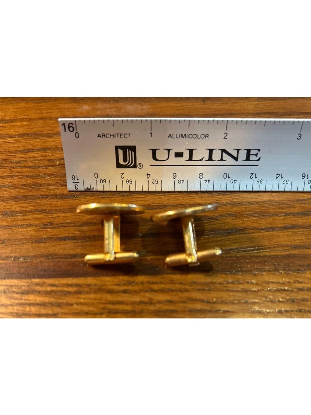 Unisex Churchills Cufflinks Gold One Size - Picture 2 of 2